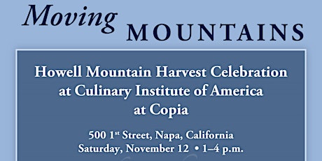 Imagen principal de Howell Mountain Harvest Celebration 2022