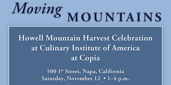 Howell Mountain Harvest Celebration 2022