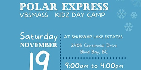 VBSmas I Polar Express Kidz Day Camp primary image