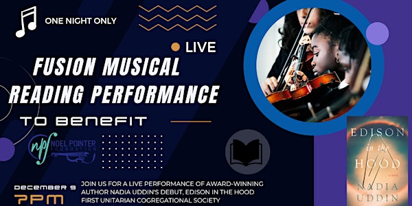 Live fusion music and reading performance
