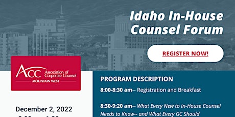 Idaho In-House Counsel Forum