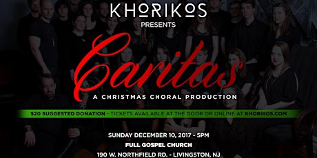 Khorikos presents: Caritas - A Holiday Concert primary image