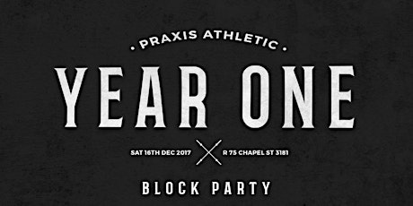 [ Praxis Athletic - One Year On ]  primary image