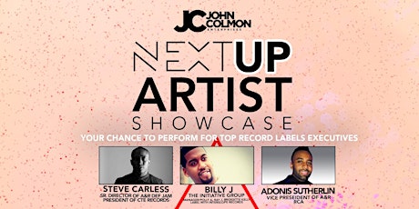 Next Up Artist Showcase - Baltimore, MD Auditions have been postponed   primary image