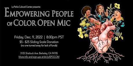 Empowering People of Color Open Mic!