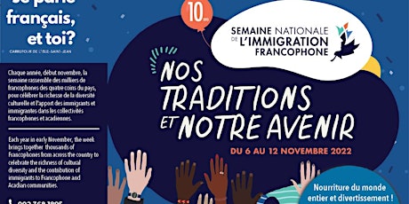 Semaine nationale de l'immigration Francophone