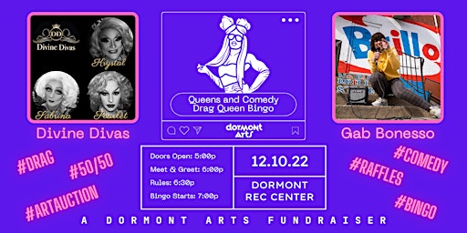 Queens and Comedy: Drag Bingo benefitting Dormont Arts