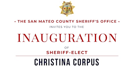 San Mateo Sheriff Inauguration