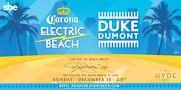 Corona Electric Beach w/ Duke Dumont (Art Week)
