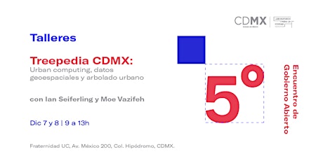 Imagen principal de Taller Treepedia CDMX: Urban computing y datos geoespaciales 