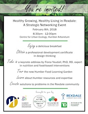 Healthy Growing, Healthy Living in Rexdale: A Strategic Networking Event primary image