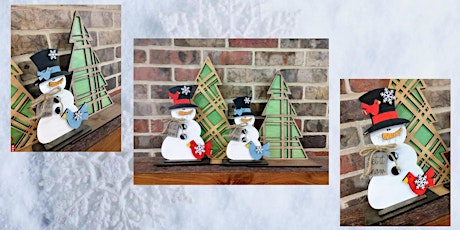 Two Trees DIY Class:  Snowmen and Trees Scene