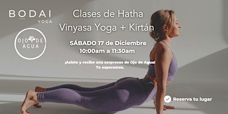CLASE DE HATHA VINYASA YOGA + Sonoterapia con Kirtán