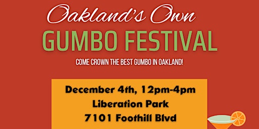 Oakland's Own Gumbo Fest @ AKOMA Grand Market