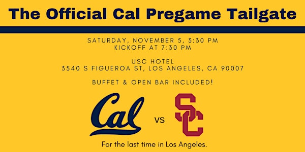 The Official Cal Tailgate vs USC