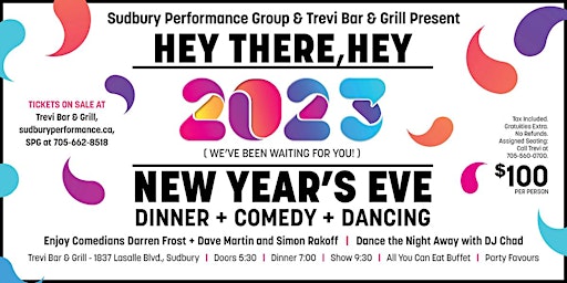 New Years Eve Comedy Night plus All You Can Eat Buffet