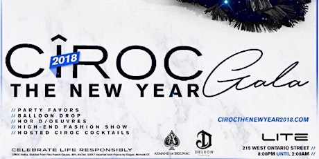 CIROC THE NEW YEAR GALA 2018 @ LITE CHICAGO primary image