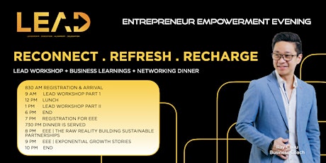 [Exclusively for LEAD Alumni] Reconnect . Refresh . Recharge