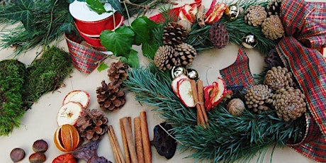 Make Do and Mend Yourself - Free Christmas Wreath Making Workshop primary image