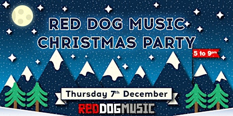 Red Dog Music Edinburgh Christmas Party primary image