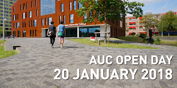 Amsterdam University College Open Day - 20 January 2018