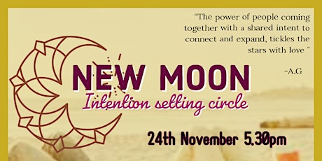 New moon intention setting ceremony primary image
