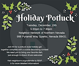 N4 December Holiday Potluck primary image