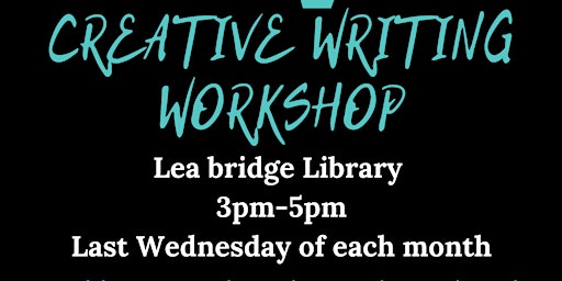 Imagem principal de Creative Writing Workshop @Lea Bridge Library