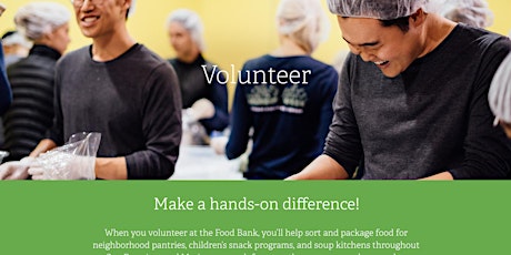 Post Holiday Volunteering at the SF Food Bank! primary image