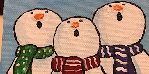 Vacation Week - Virtual  Paint Class for Kids