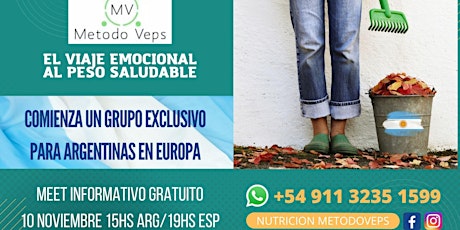 Reunión informativa del Método VEPS exclusivo para argentinas en Europa