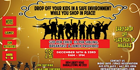 Holiday Drop Off Program primary image