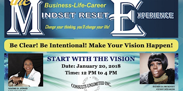 The Mindset Reset Experience - Start With The Vision!