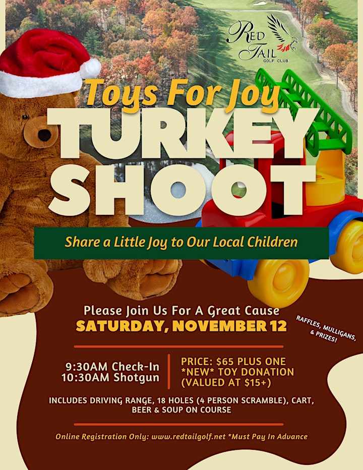 2022 TOYS FOR JOY Turkey Shoot Golf Tournament at Red Tail Golf Club image