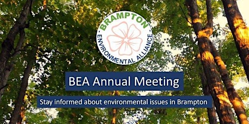 Brampton Environmental Alliance Annual General Meeting
