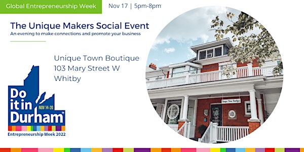 The Unique Makers Social Event - Thursday, November 17, 2022