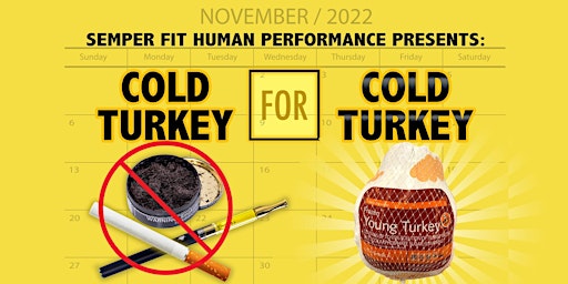 MCRD Cold Turkey for Cold  Turkey