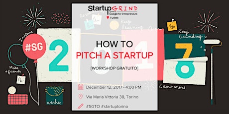 How to pitch a startup [WORKSHOP GRATUITO] primary image