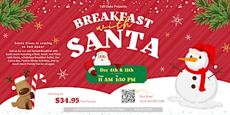Tall Oaks Signature Event: Breakfast with Santa