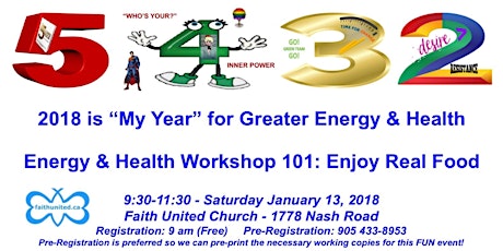 Energy & Health Workshop 101: Enjoy Real Food primary image