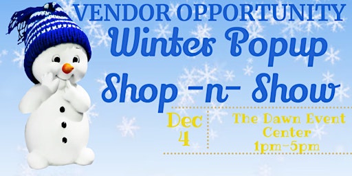 Winter PopUp Shop & Show