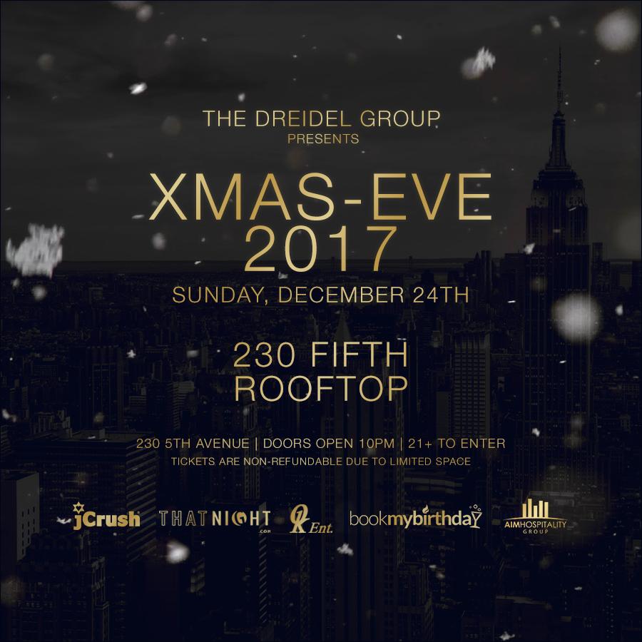 Xmas Eve 2017 at 230 5th Rooftop