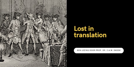 De onderzoeker vertelt: ‘Lost in translation’ — Jan Snoek primary image