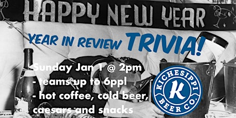 Year in Review Trivia