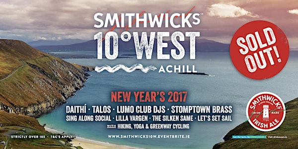Smithwick’s 10° West - An Alternative New Year’s Celebration