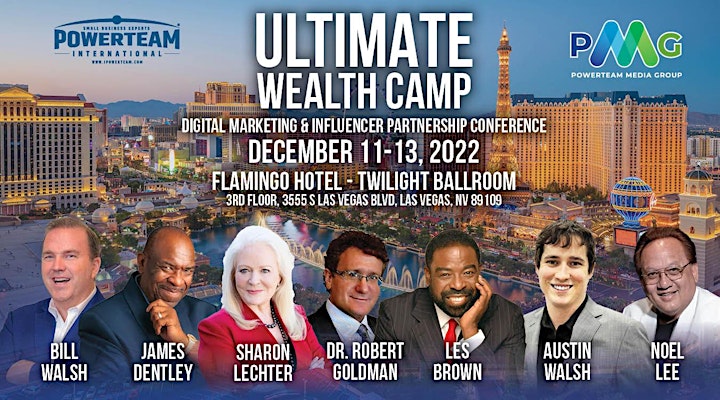 Ultimate Wealth Camp Digital Marketing/Influencer Partnerships Event -Vegas image