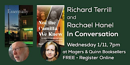 Richard Terrill and Rachael Hanel In Conversation