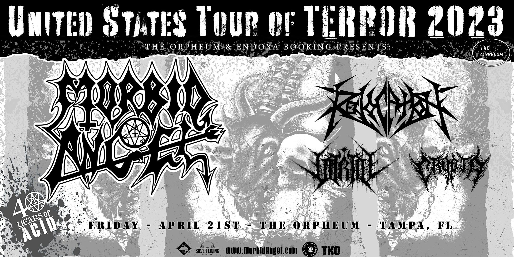 Morbid Angel, Revocation, Vitriol, and Crypta in Tampa