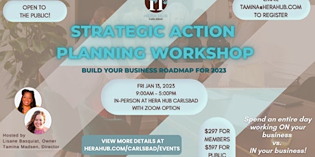 Strategic Action Planning Workshop - Build Your Biz Roadmmap