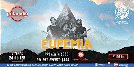 EUFEMIA en La Piedad Live Music
